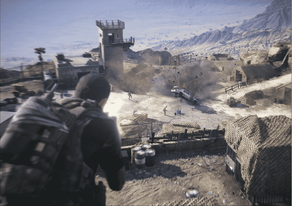 in game footage from wildlands